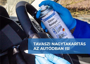 TAVASZI NAGYTAKARÍTÁS AZ AUTÓDBAN IS!