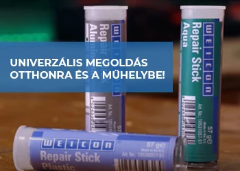 UNIVERZÁLIS MEGOLDÁS OTTHONRA ÉS MŰHELYBE – WEICON javítórudak működés közben!